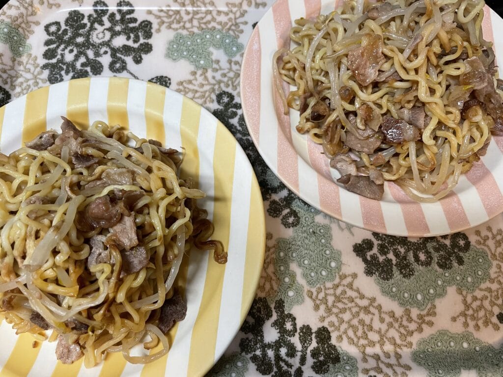 もやし焼きそば　今井亮さんのレシピ　作ってみましたおいしいLEEレシピ　LEE100人隊　TB　はな　料理部