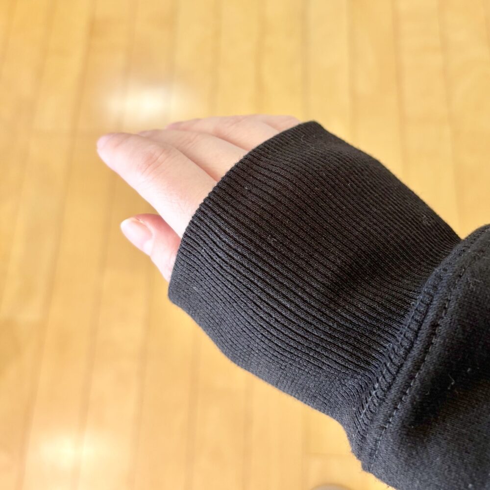 and me　裏起毛スウェットカーディガン