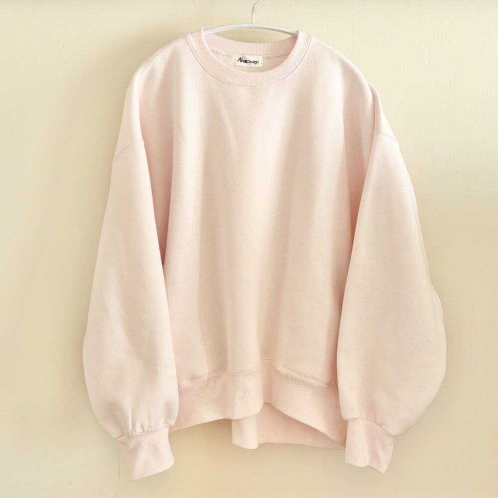 and me　裏起毛トップス