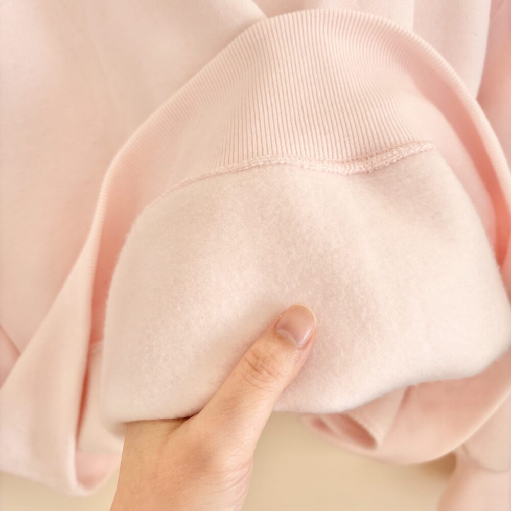 and me　裏起毛トップス