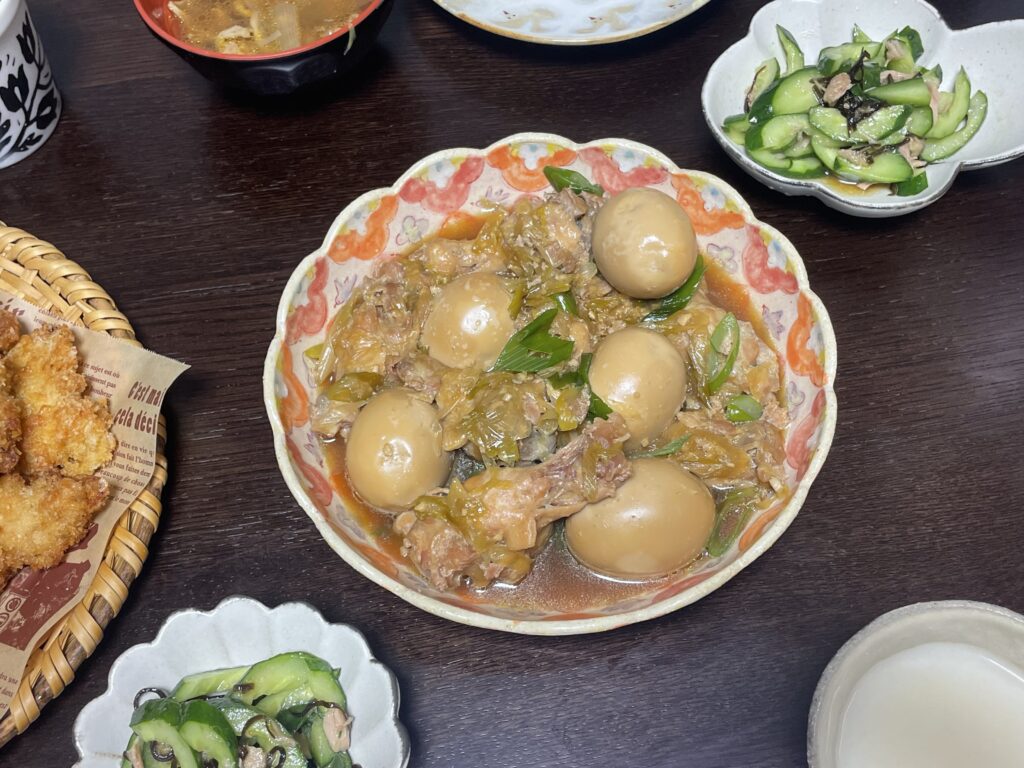 手羽元の韓国風しょうゆ煮