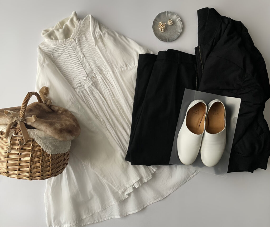 ユニクロGUコーデ置き画2 2025年1月下旬なに着てた キュー que サマンサモスモス kazumiコラボ LEE100人隊 TB はな 今日なに着てる