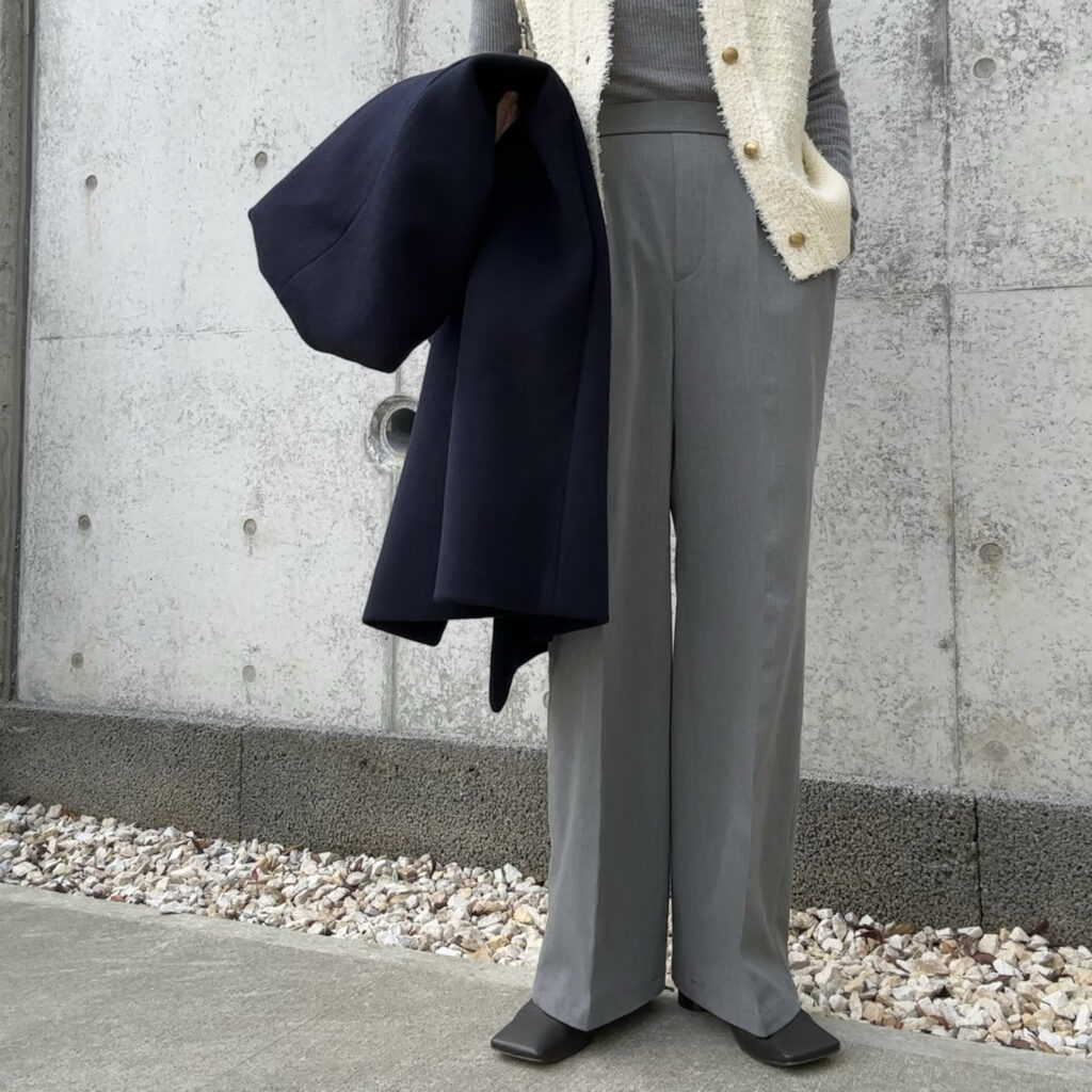 30代ママ冬のパンツコーデ