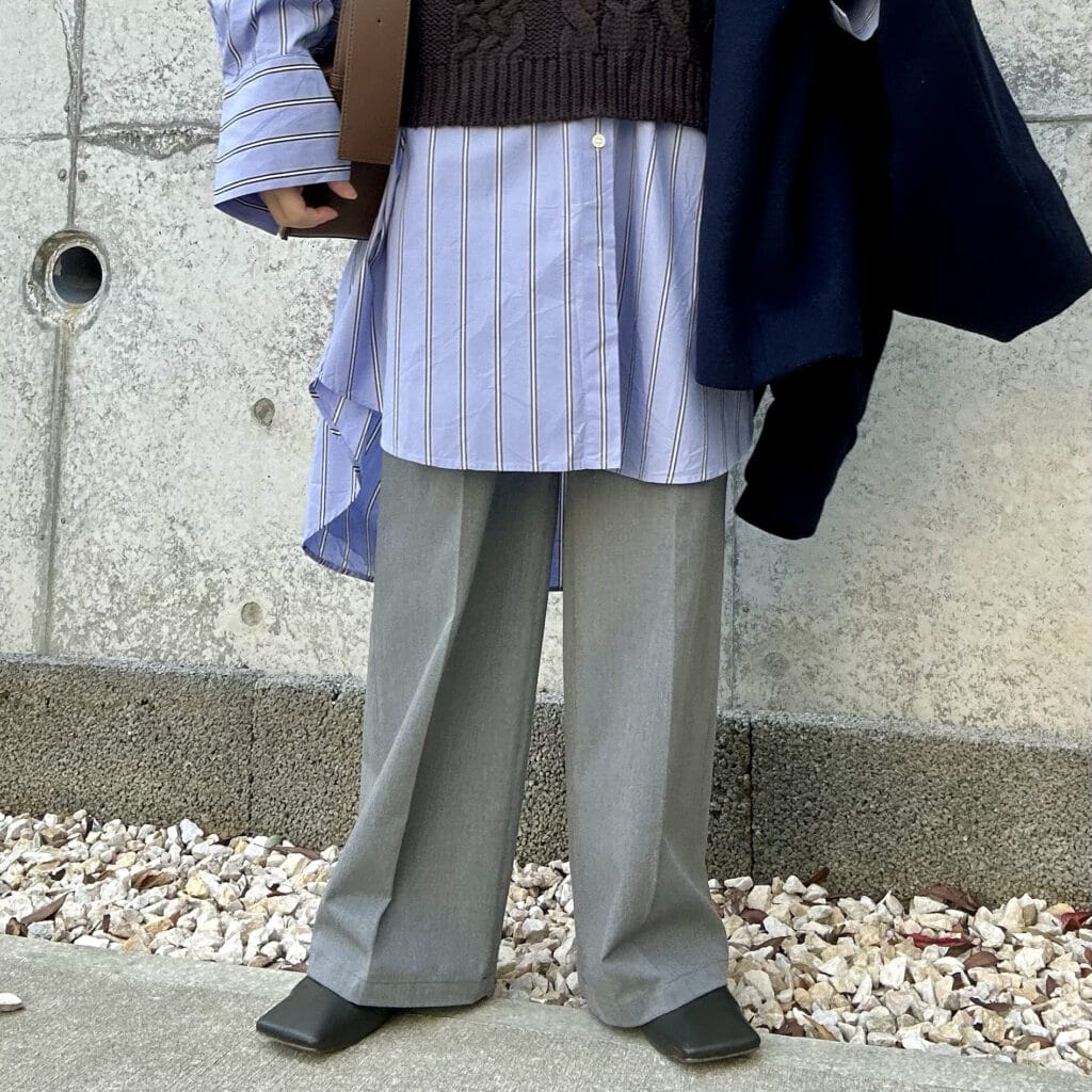 30代ママ冬のパンツコーデ