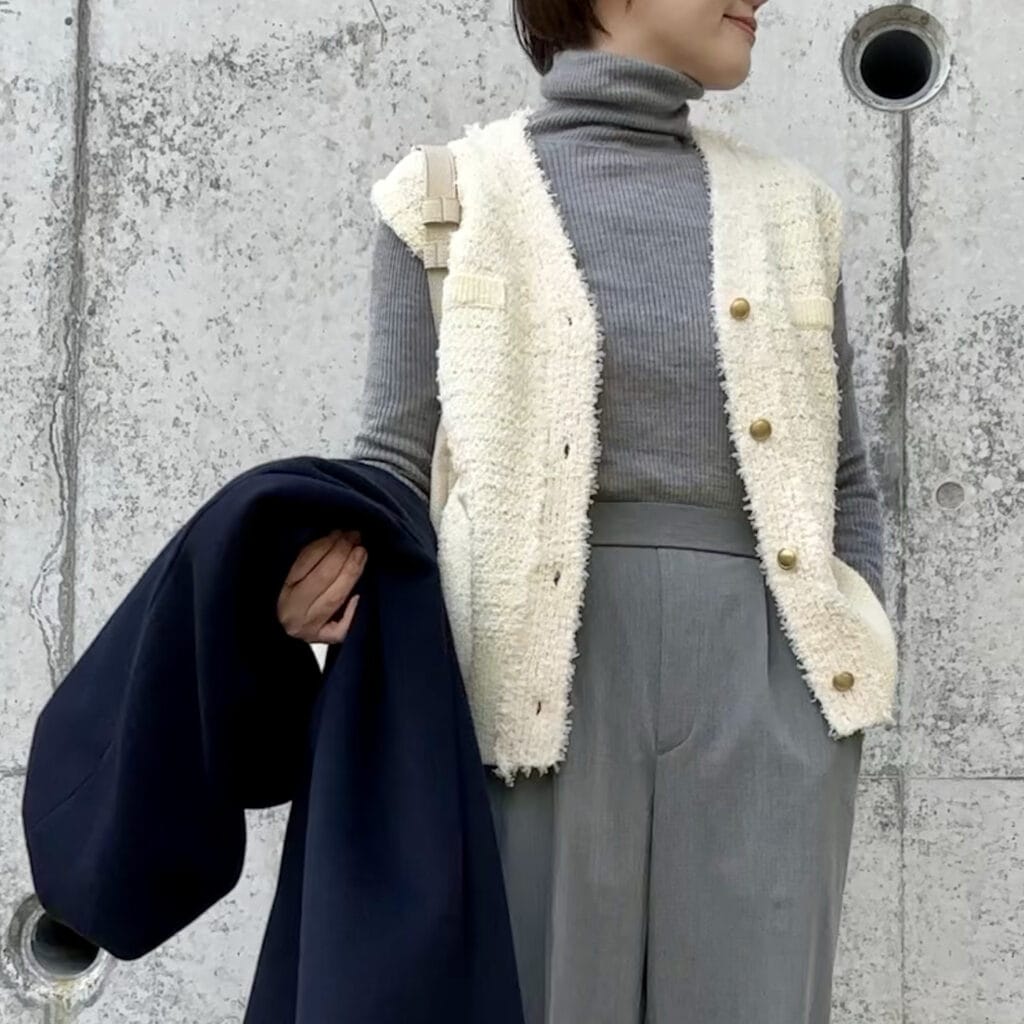 30代ママ冬のパンツコーデ