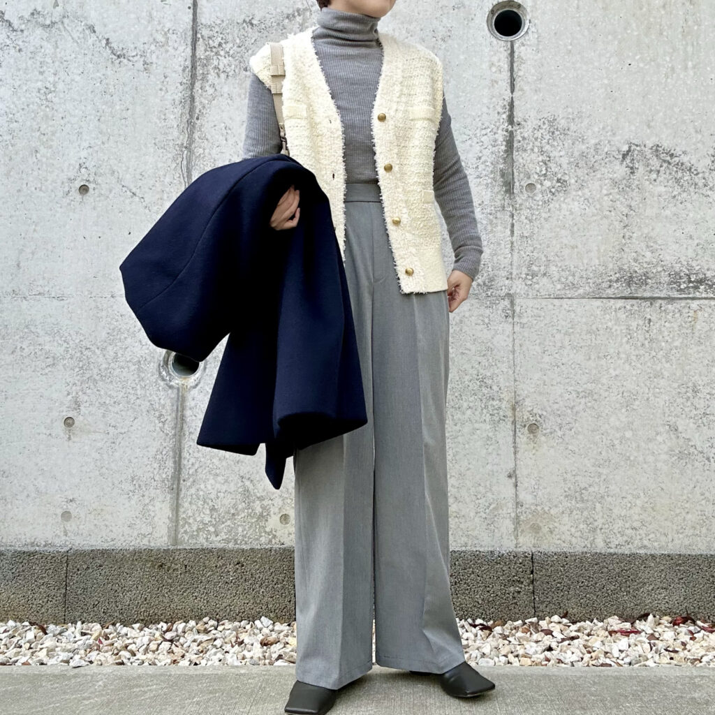 30代ママ冬のパンツコーデ