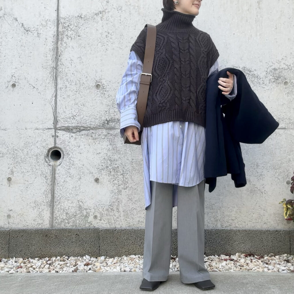 30代ママ冬のパンツコーデ