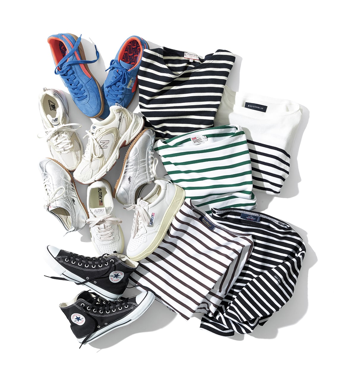 カジュアル派は「ボーダーとスニーカー」でおしゃれ再始動