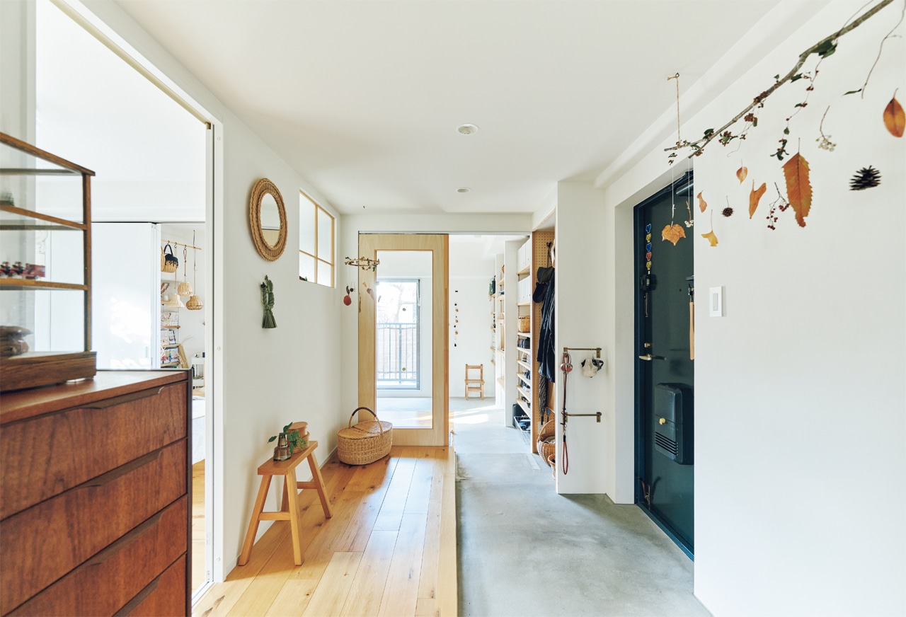 上農順子さんの玄関