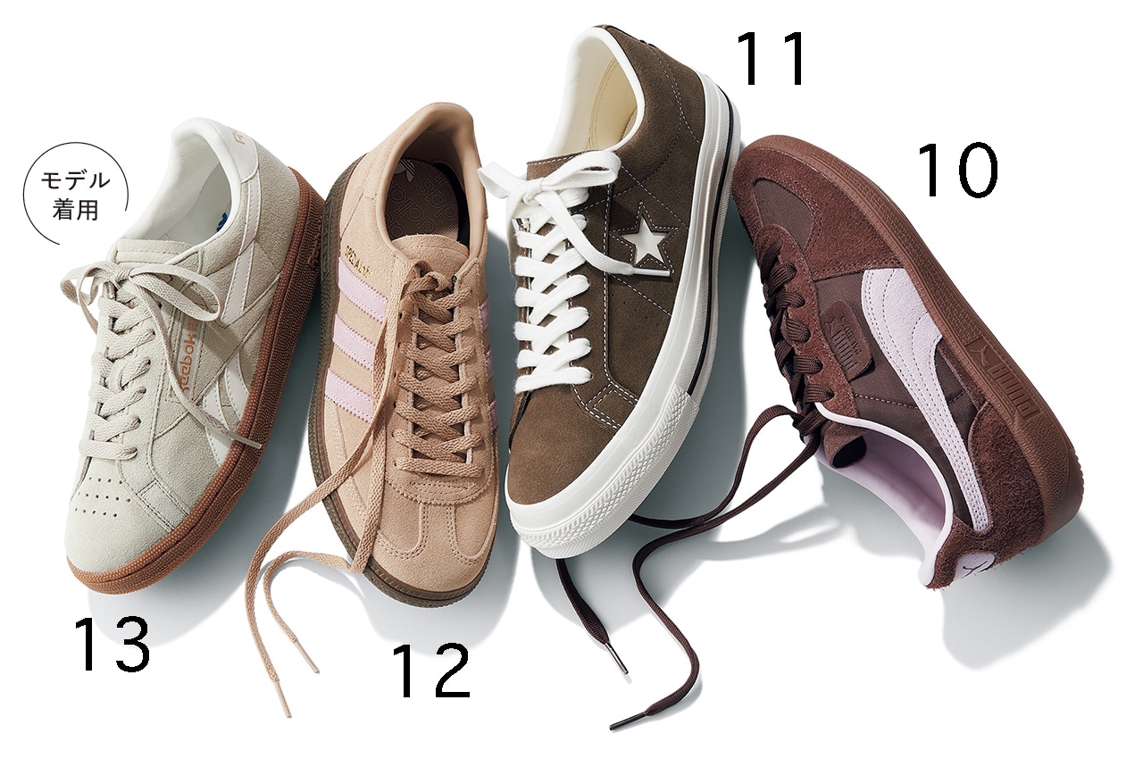 【PALERMO HAIRY GS】¥14300/ABCマート(プーマ) 【ワンスター スエード】¥15400/コンバースインフォメーションセンター(コンバース)
【HANDBALL SPEZIAL】¥15400/アディダス コールセンター(アディダスオリジナルス)
【CLUB C GROUNDS UK】¥13200/リーボック