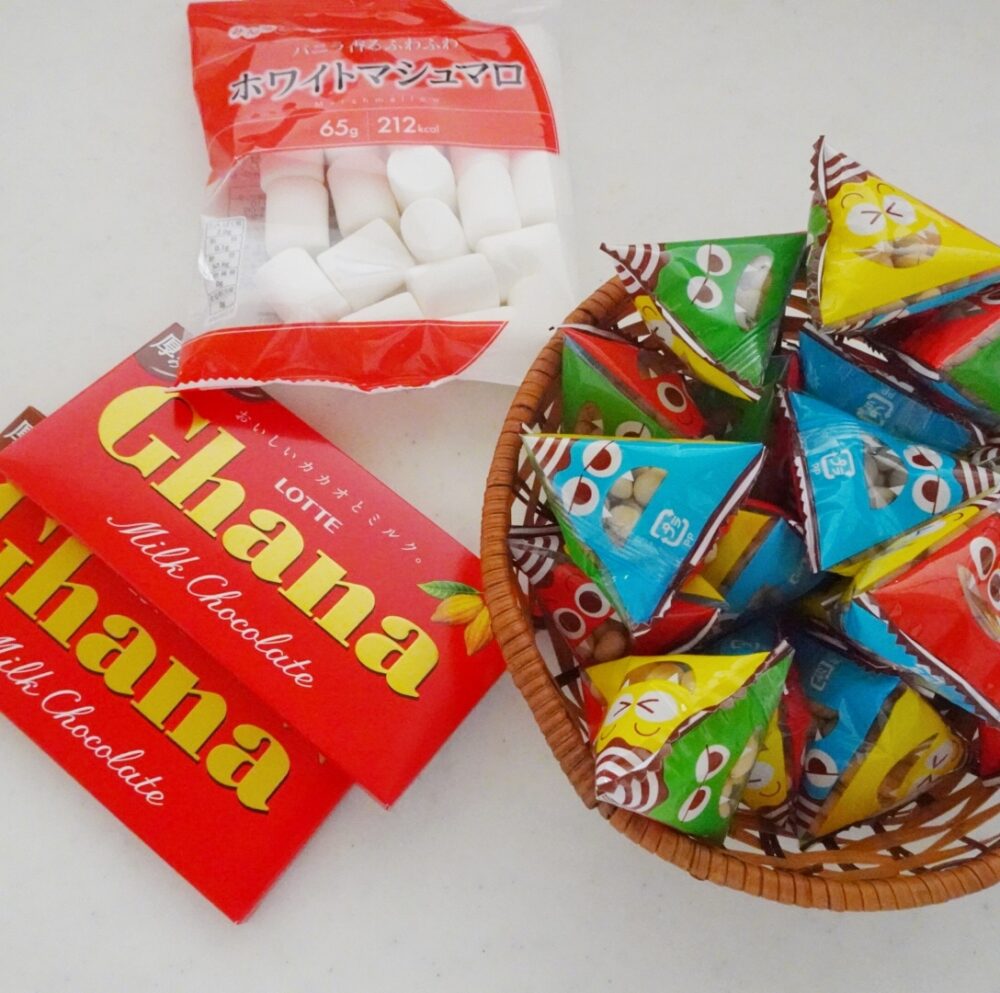 簡単チョコクランチ 節分豆