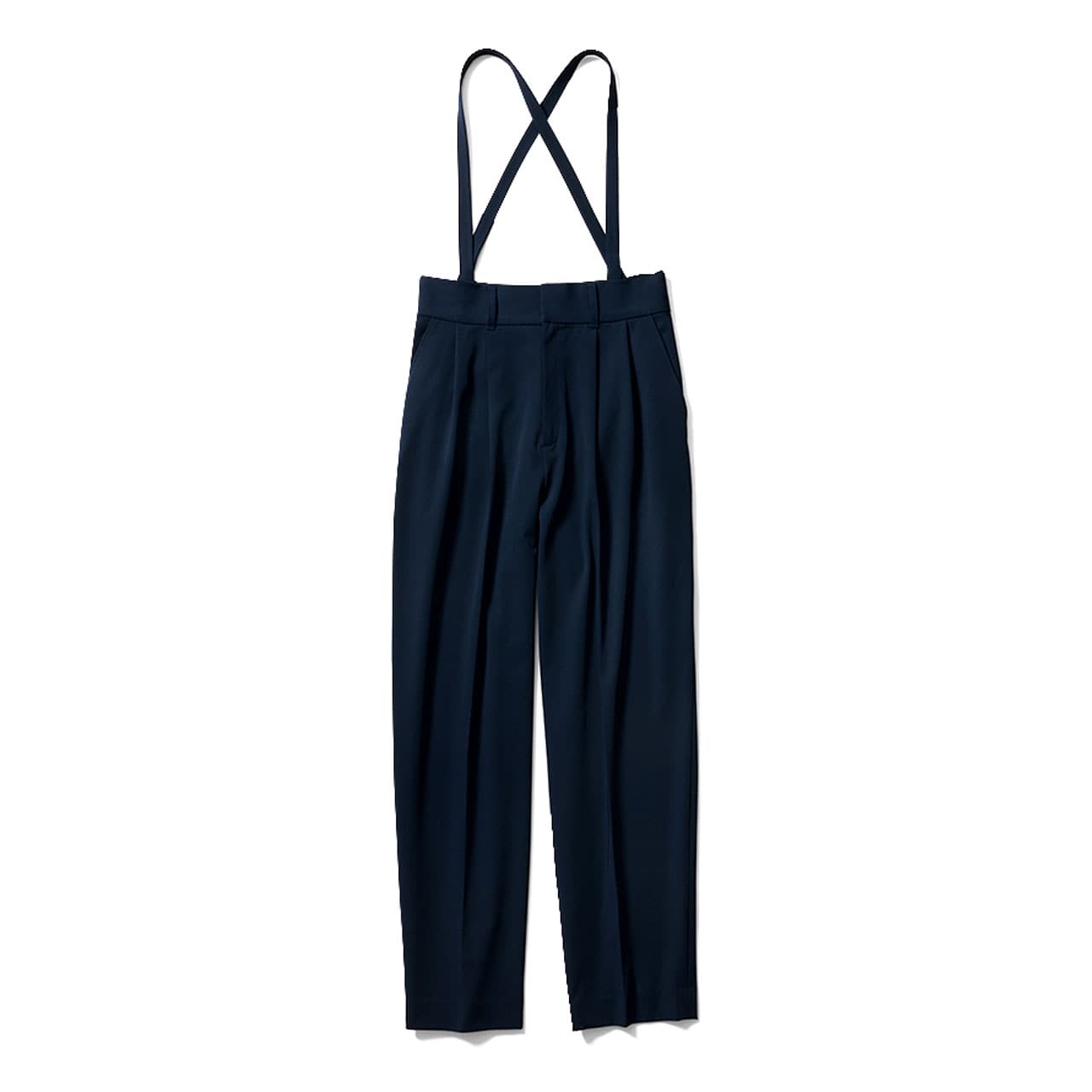12classe【洗える】きれいめサスペンダーパンツ