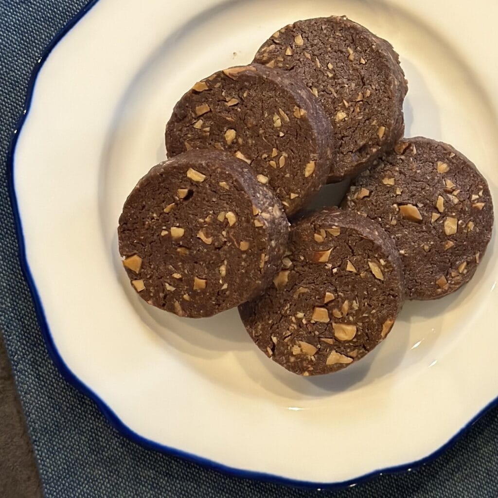 栗原はるみさんレシピ　チョコレートアイスボックスクッキー