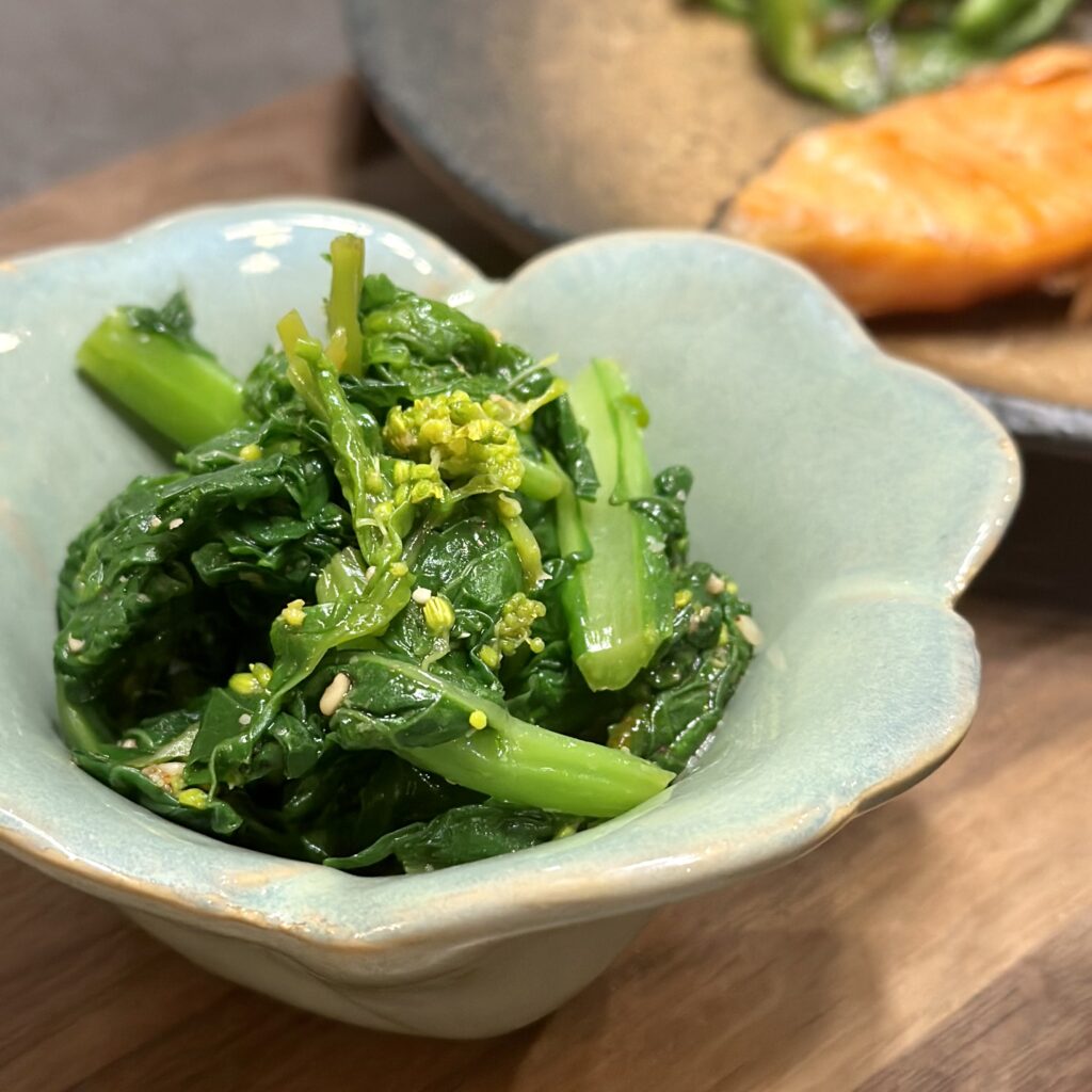 コウケンテツさんレシピ　菜の花のナムル