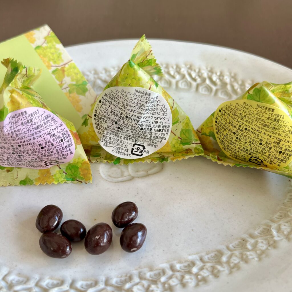 チョコレート　レーズン