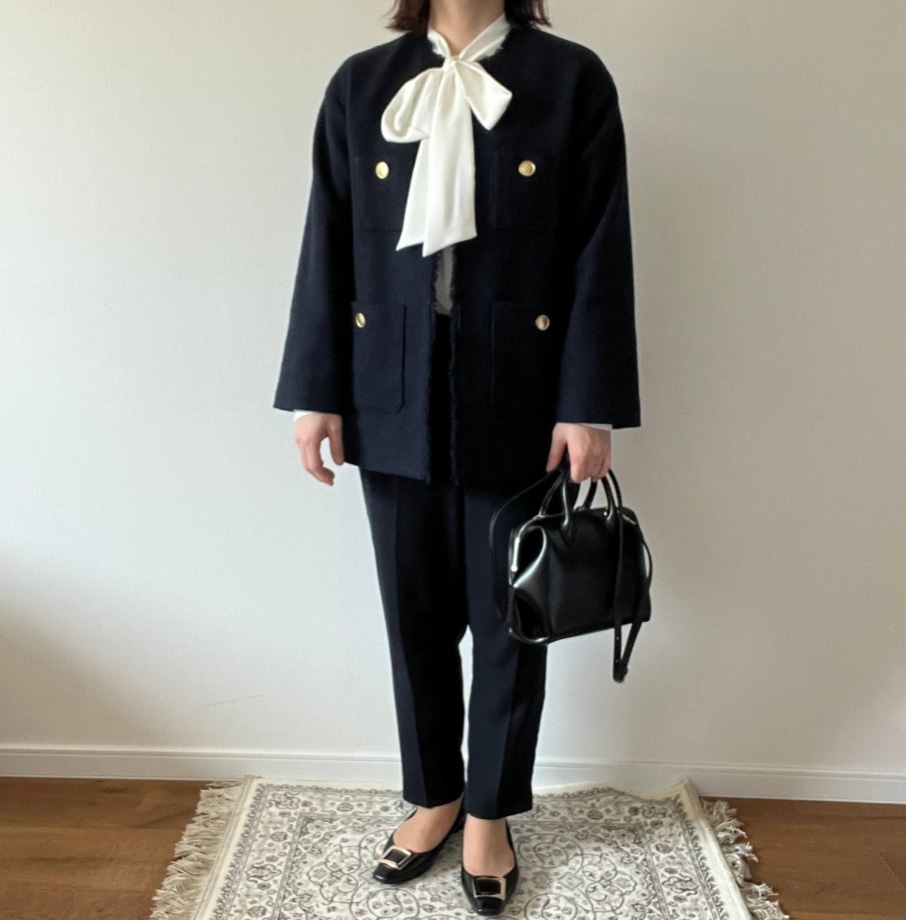 王道セレモニー　ツイードジャケット　グリーンレーベル リラクシング