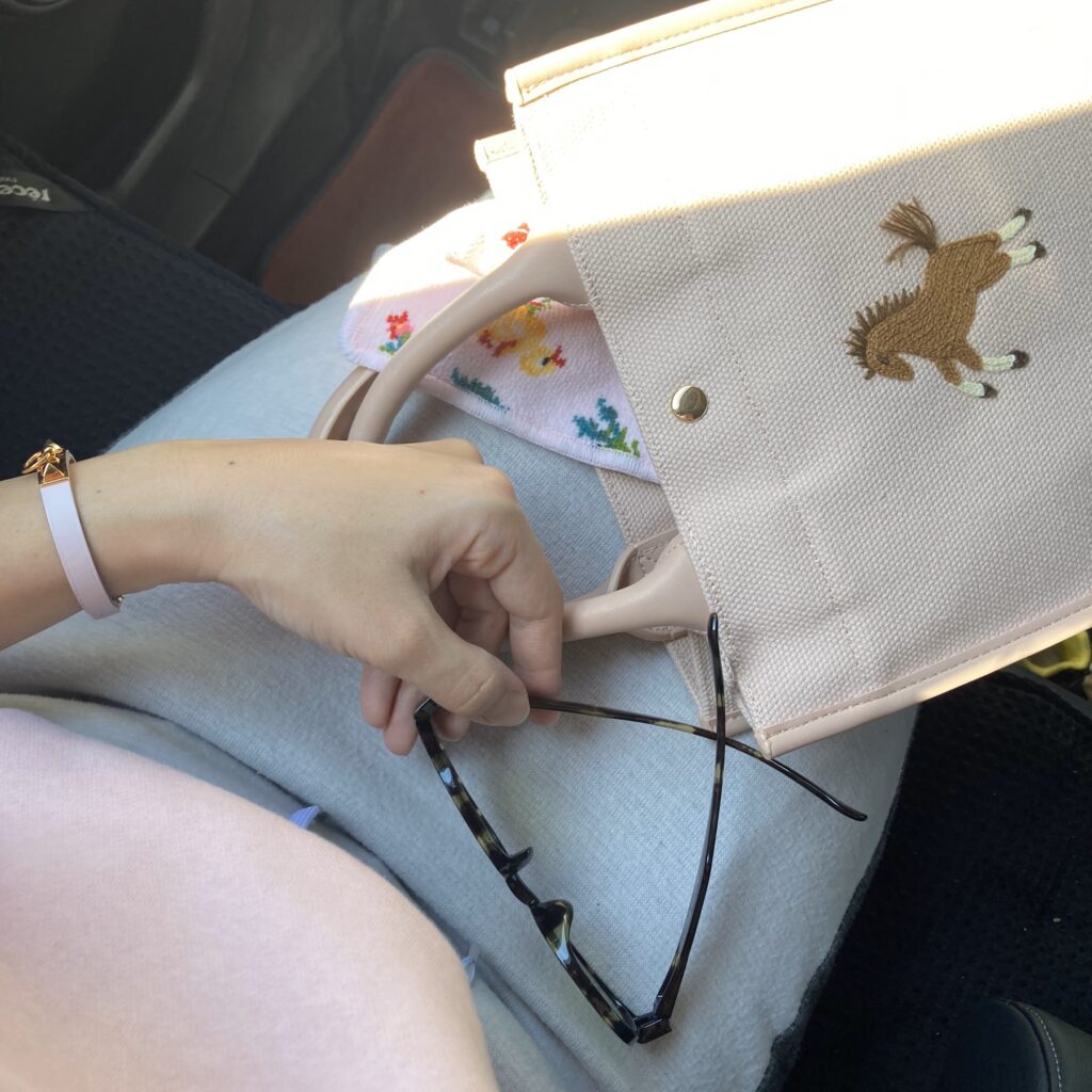 ピンクの春待ちコーデ