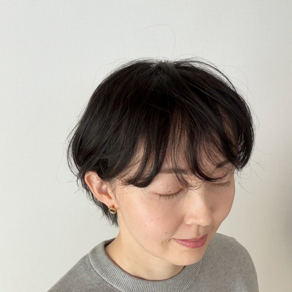 アラフォーショートヘアパーマ