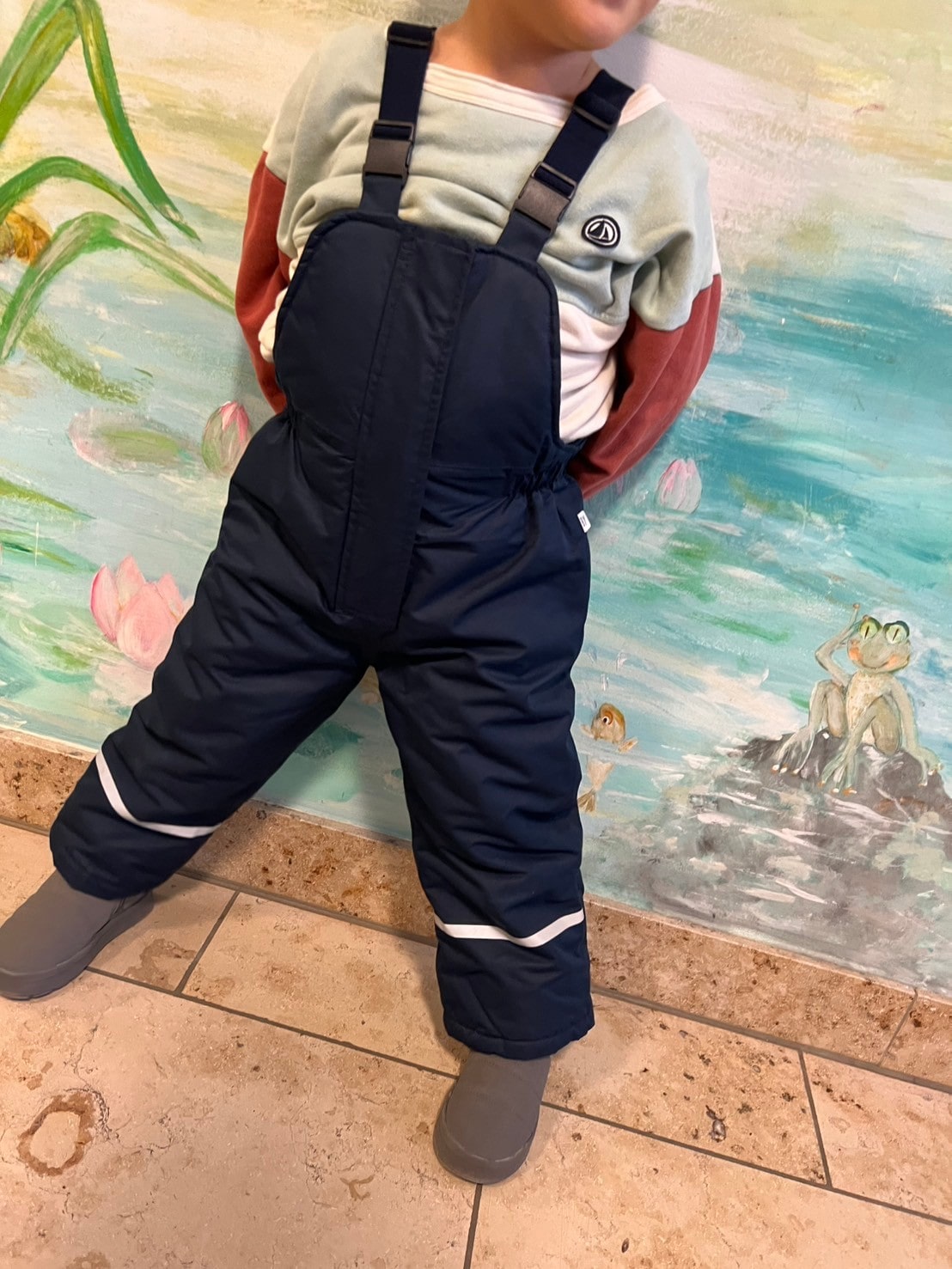 佐藤ありささんの子どもの防寒スタイル　マッチホーゼ