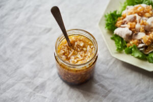 榎本美沙さん　新玉ねぎのお醤油ドレッシング