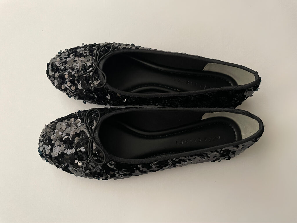 ローリーズファームの甲深バレエシューズ写真3