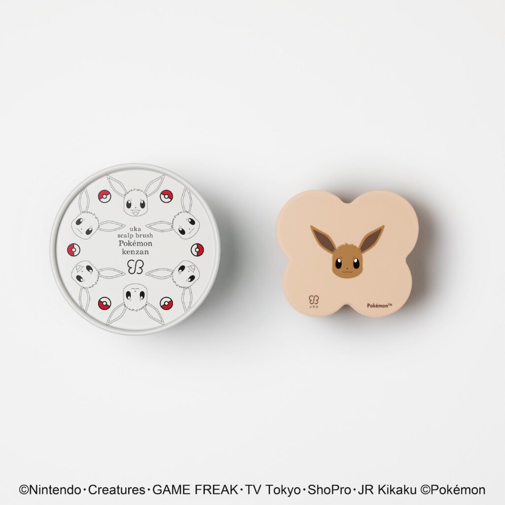 uka スカルプブラシ ポケモンケンザン イーブイ