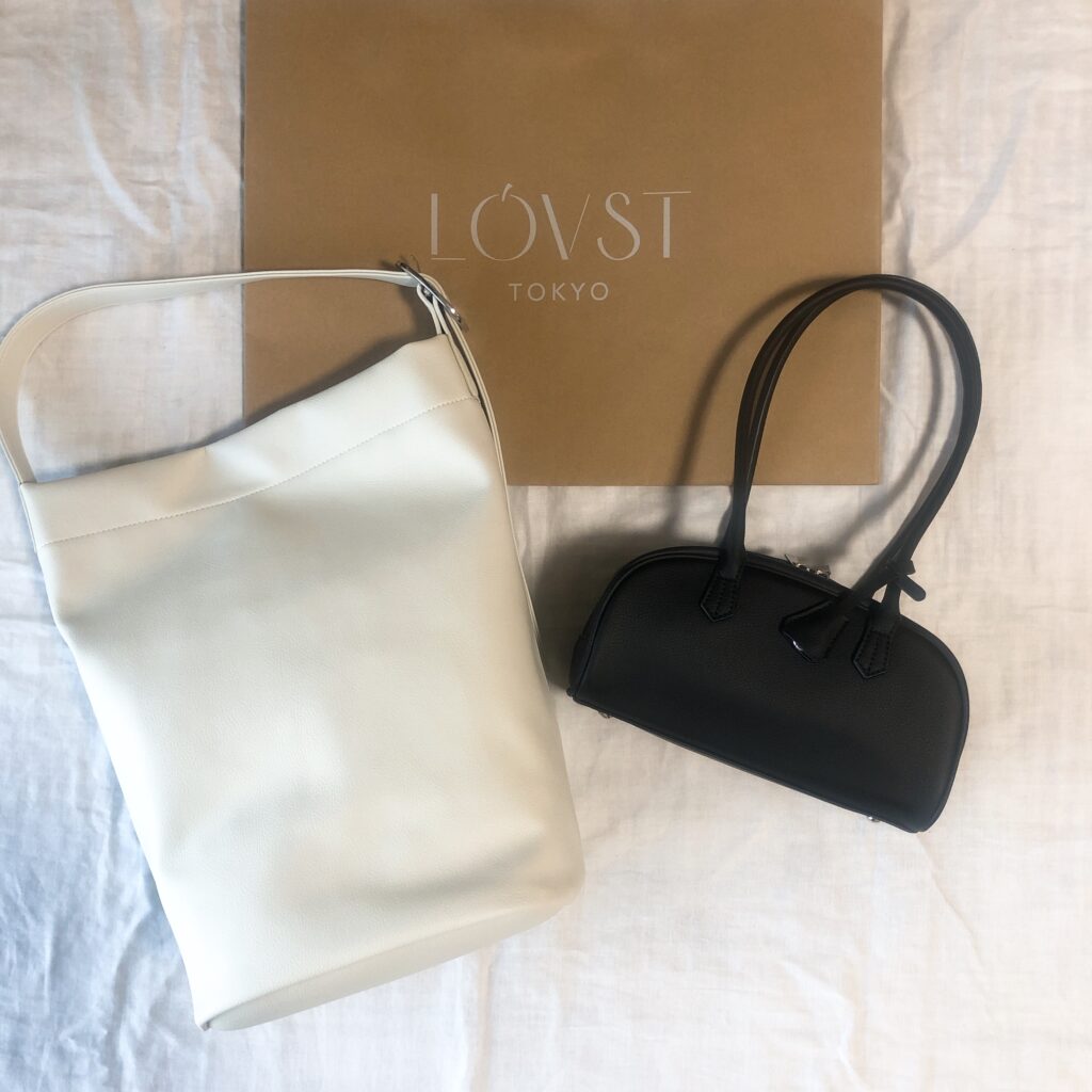 LOVST TOKYO ヴィーガン　エコ　エシカル　サステナブル　レザー　ボストンバッグ　トートバッグ