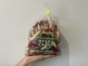 みょうがの茎を使って赤いピクルス作り TB icoco