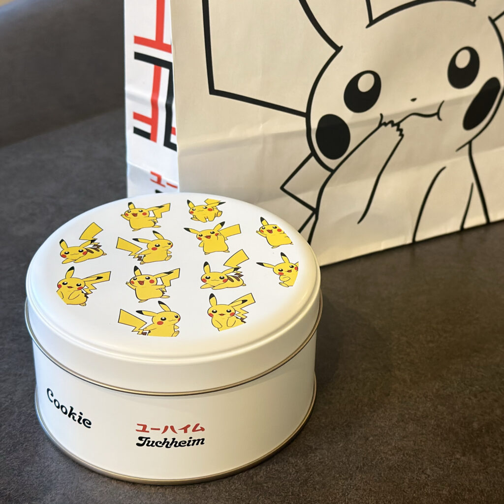 ユーハイムのポケモンデザインクッキー缶2025