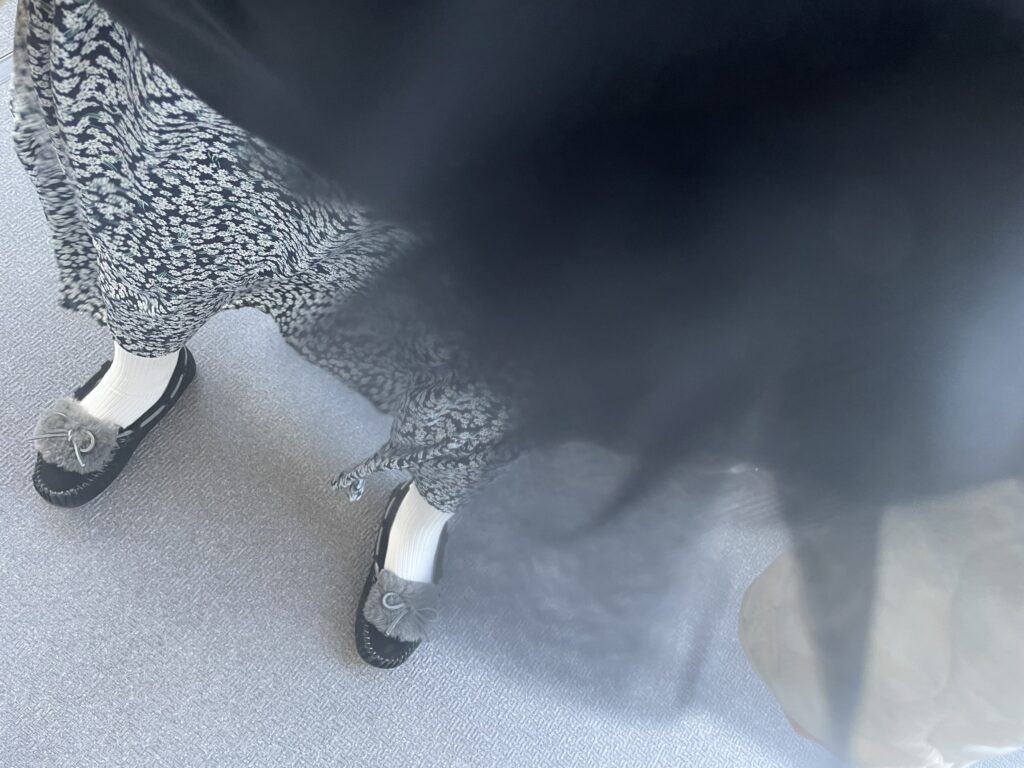 ユニクロGUコーデ2025年2月足元写真4