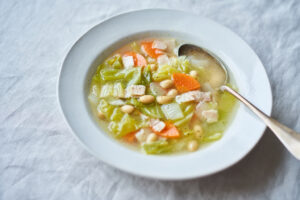 榎本美沙さん　春野菜スープ