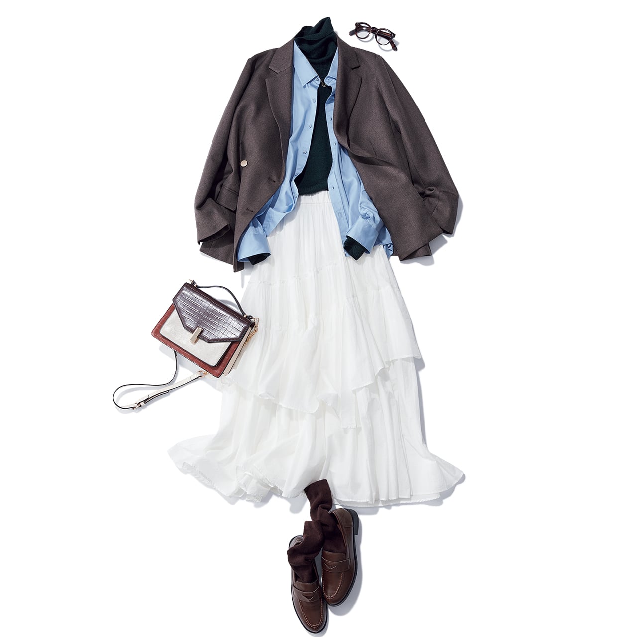 明日なに着る0211　ジャケット￥8798（グローブ）のコーデ