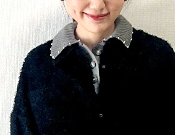 レイヤード　ポロニット　シャツ