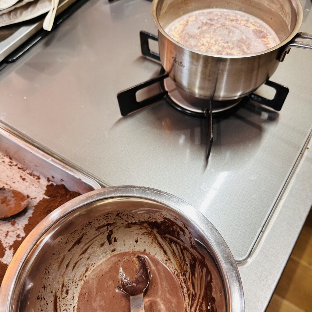 ホットチョコレート　ココア　手作り