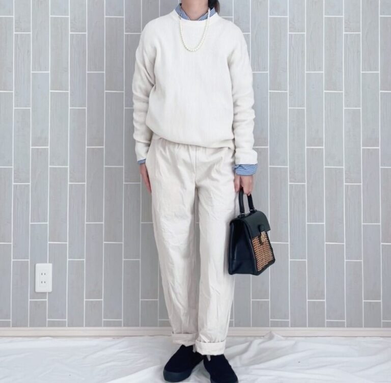 無印良品　参観日コーデ