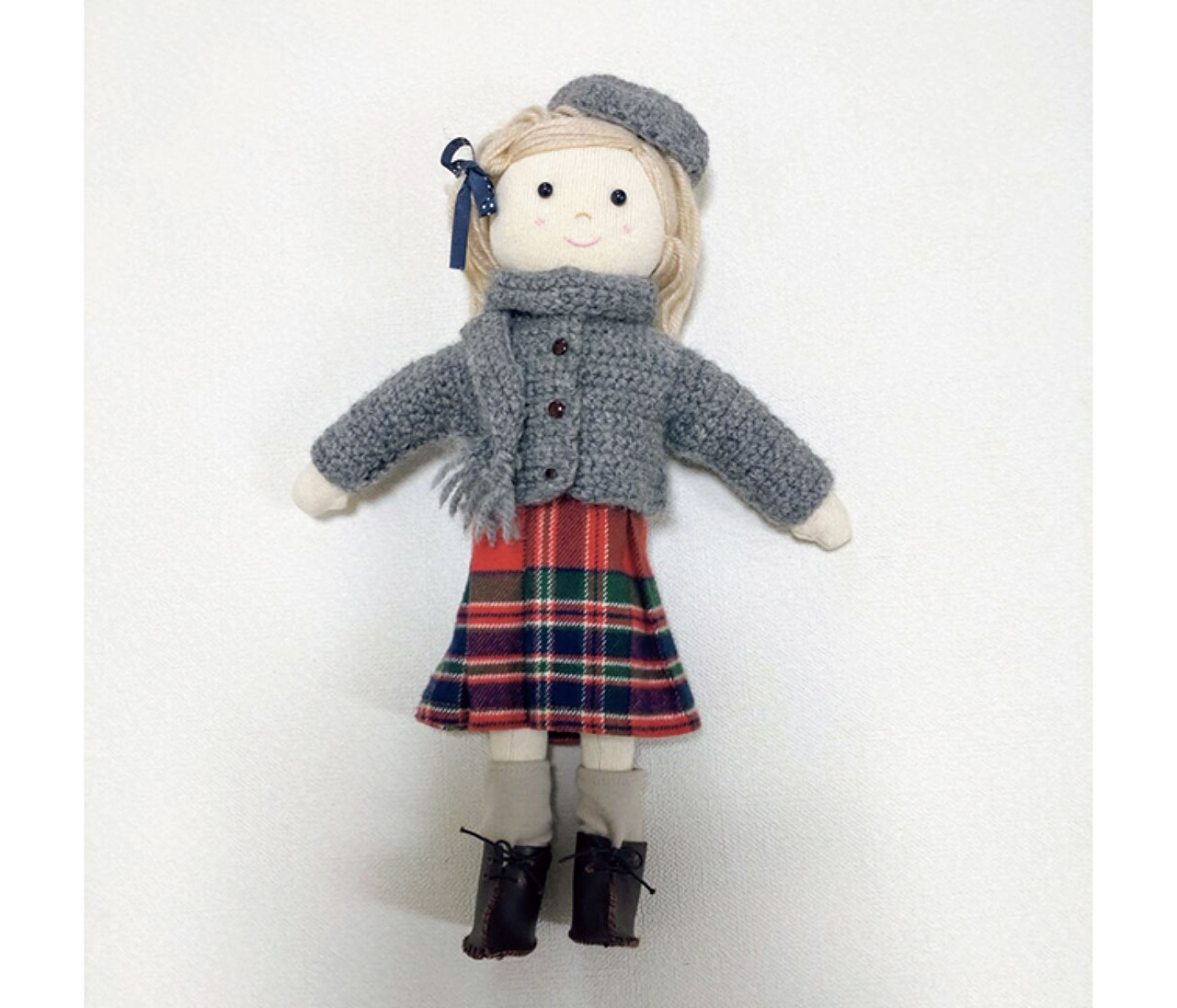 手づくり部の作品に触発され、苦手分野の編み物にトライ