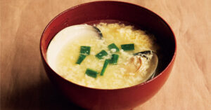 はまぐりの茶碗蒸し風スープ