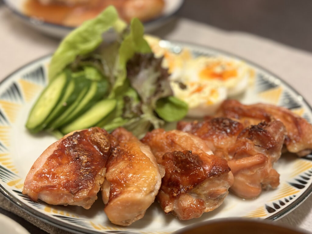 コウケンテツさんレシピ 魚焼きグリルで焼く!鶏もものにんにくしょうゆ漬けグリル