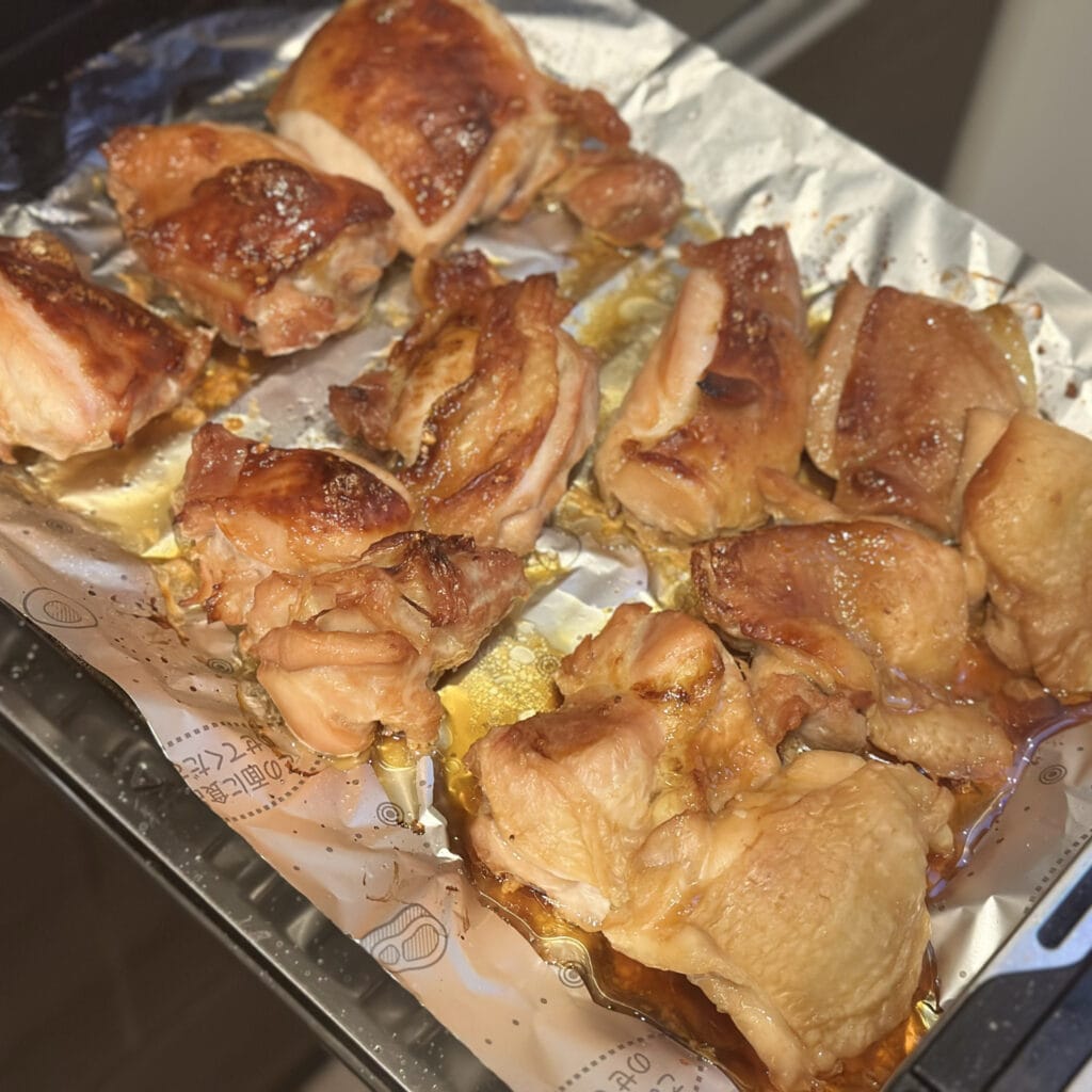 コウケンテツさんレシピ 魚焼きグリルで焼く!鶏もものにんにくしょうゆ漬けグリル