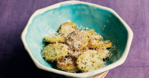 新じゃがの青海苔バター