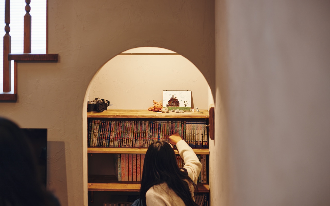 畳ほどのミニライブラリー