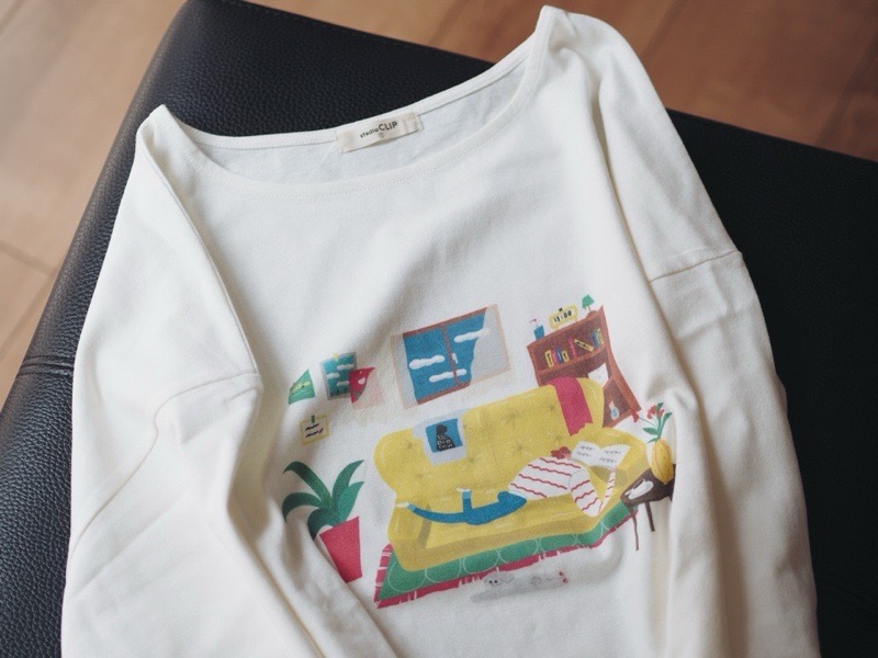 スタジオクリップとAki_ishibashiコラボ ロンT