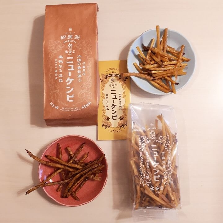 蜜香屋TISOU(チソウ)「ニューケンピ ハイカラ」「ニューケンピ 印度茶 チャイ」中身