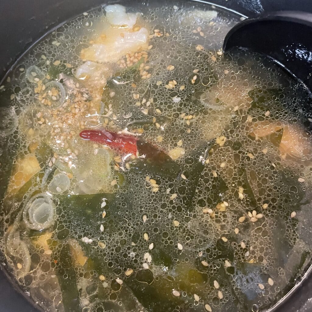 タイのワカメスープを作ってみた写真　コウケンテツ　作ってみましたおいしいLEEレシピ