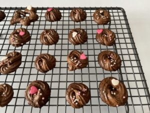 近藤幸子さんレシピ　サクサク焼きチョコレート　作ってみましたおいしいLEEレシピ　LEE100人隊　TB　はな　バレンタイン2025　おやこおやつ