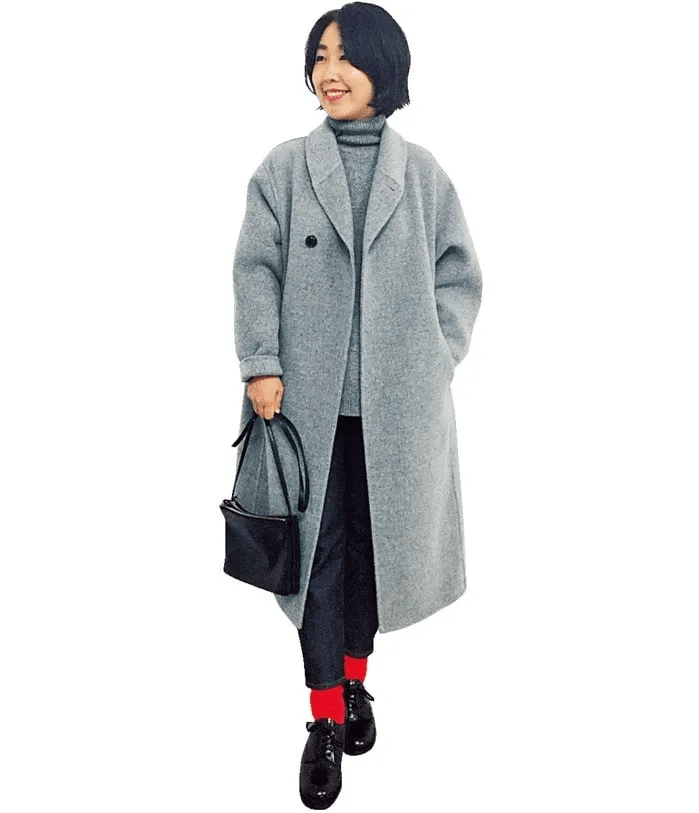 福田麻琴さんの下半身・底冷え対策コーデ