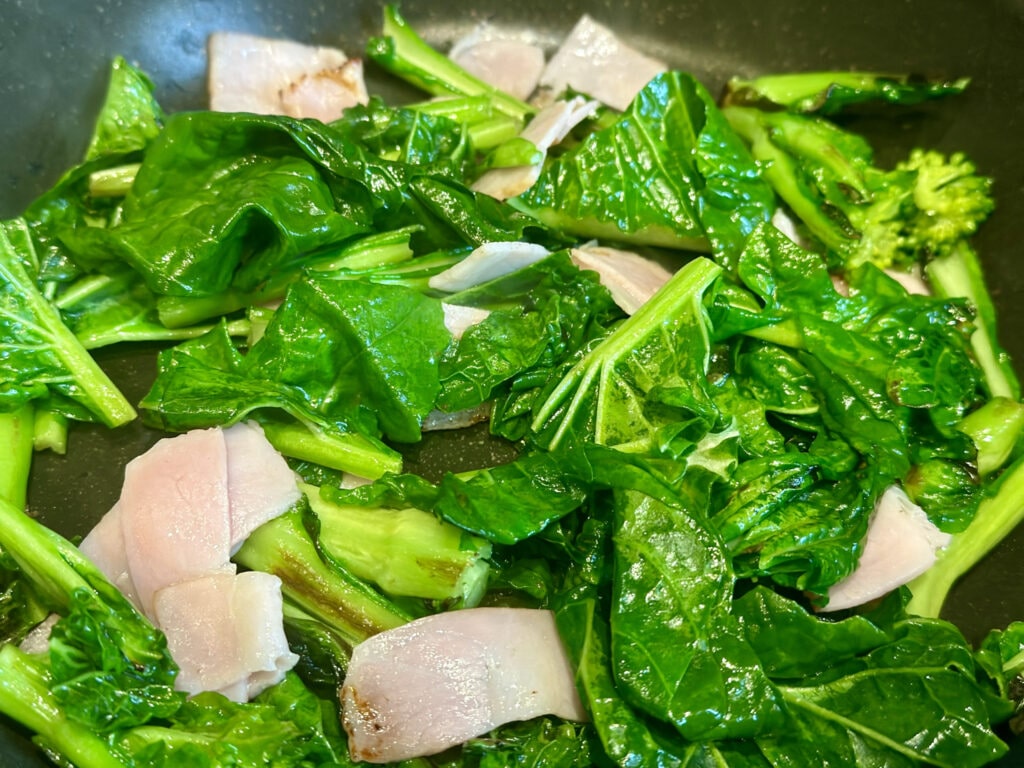 榎本美沙さんの「菜の花のお豆腐グラタン」