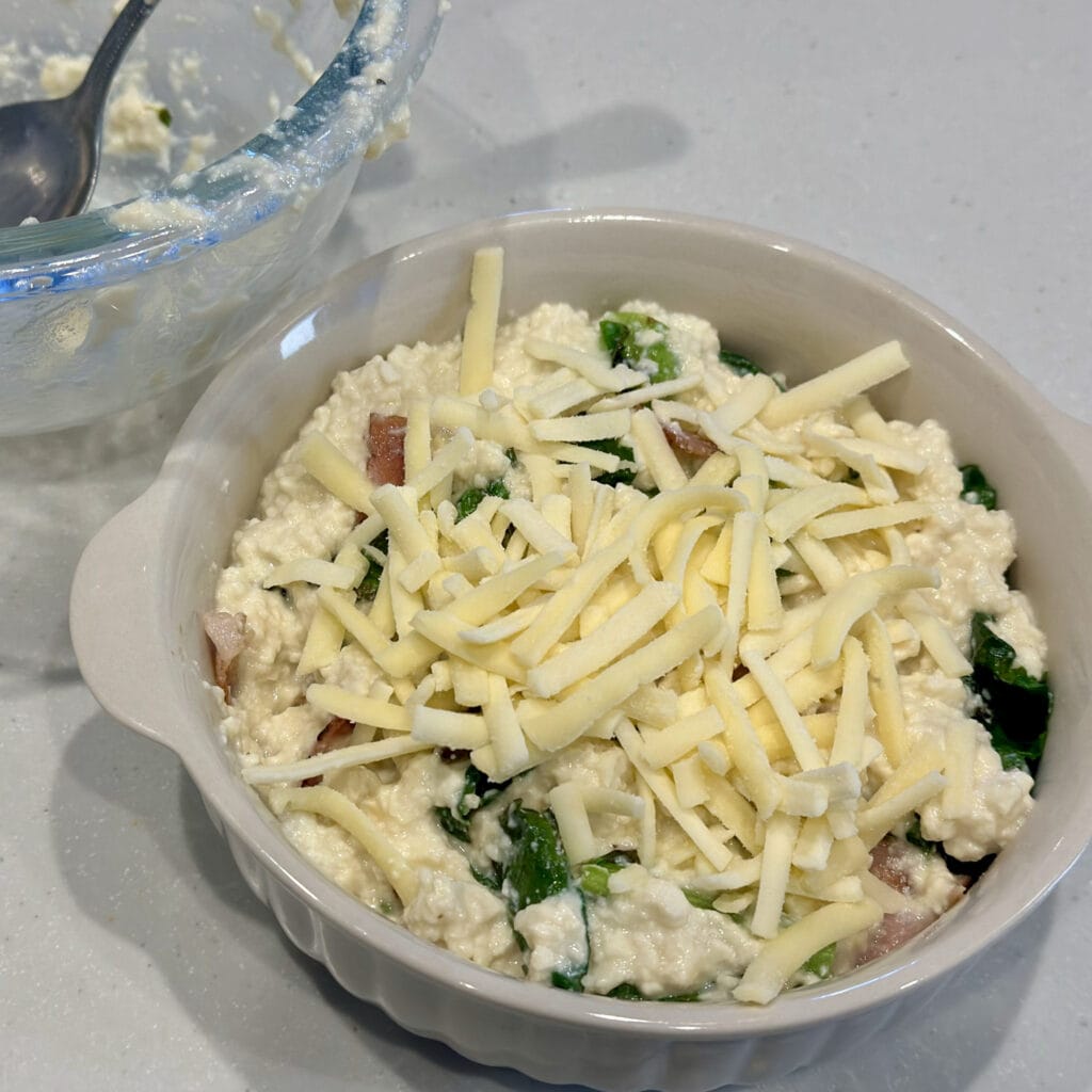 榎本美沙さんの「菜の花のお豆腐グラタン」