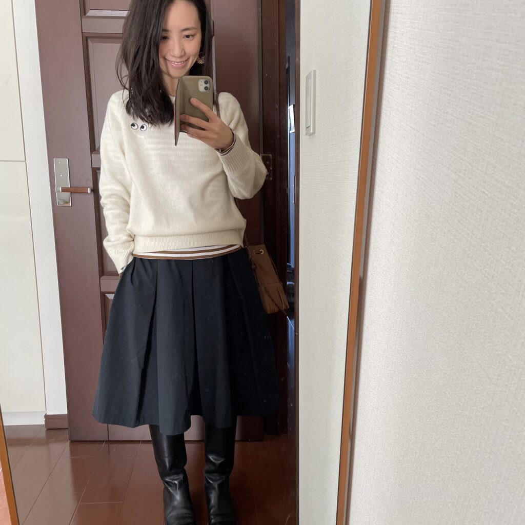 ユニクロ　アニヤハインドマーチ　ニット