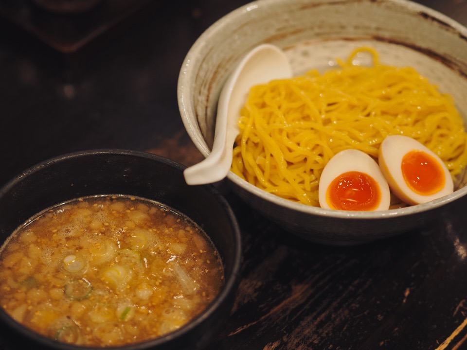 「立川や」のとんこつつけ麵